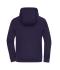 Unisex Oversized Hooded Jacket UNISEX   OCS Blended & RCS Diep-paars 11808