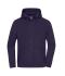 Unisex Oversized Hooded Jacket UNISEX Deep-purple 11808