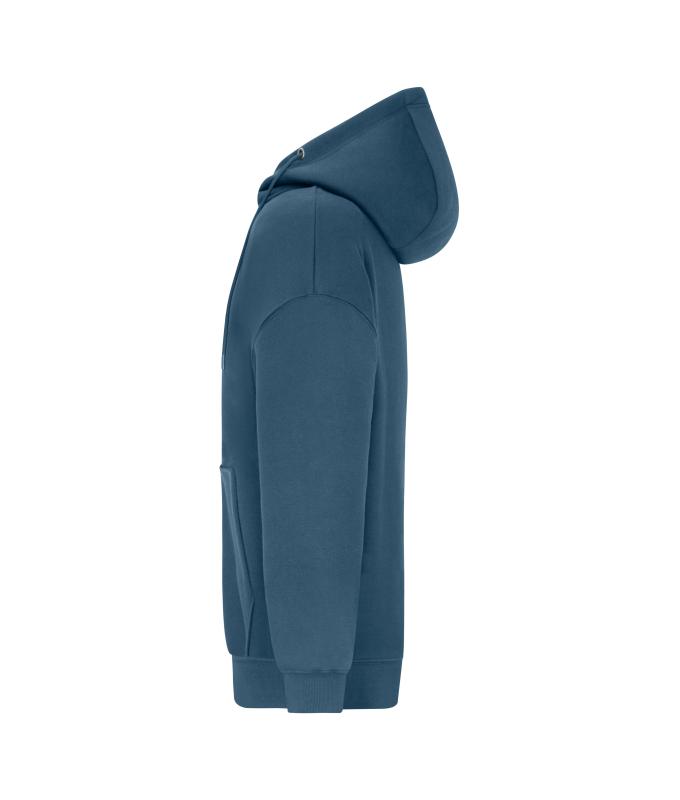 Unisex Oversized Hooded Jacket UNISEX OCS Blended & RCS Dusty-blue 11808