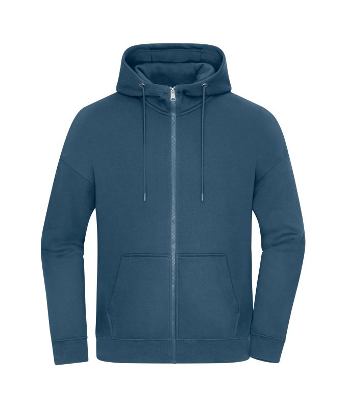 Unisex Oversized Hooded Jacket UNISEX OCS Blended & RCS Dusty-blue 11808