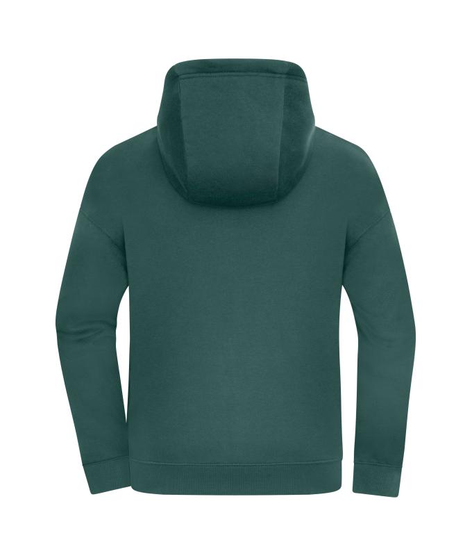 Unisex Oversized Hooded Jacket UNISEX OCS Blended & RCS Smoky-green 11808