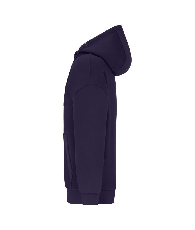 Unisex Oversized Hooded Jacket UNISEX OCS Blended & RCS Deep-purple 11808