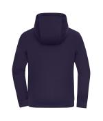 Unisex Oversized Hooded Jacket UNISEX OCS Blended & RCS Deep-purple 11808