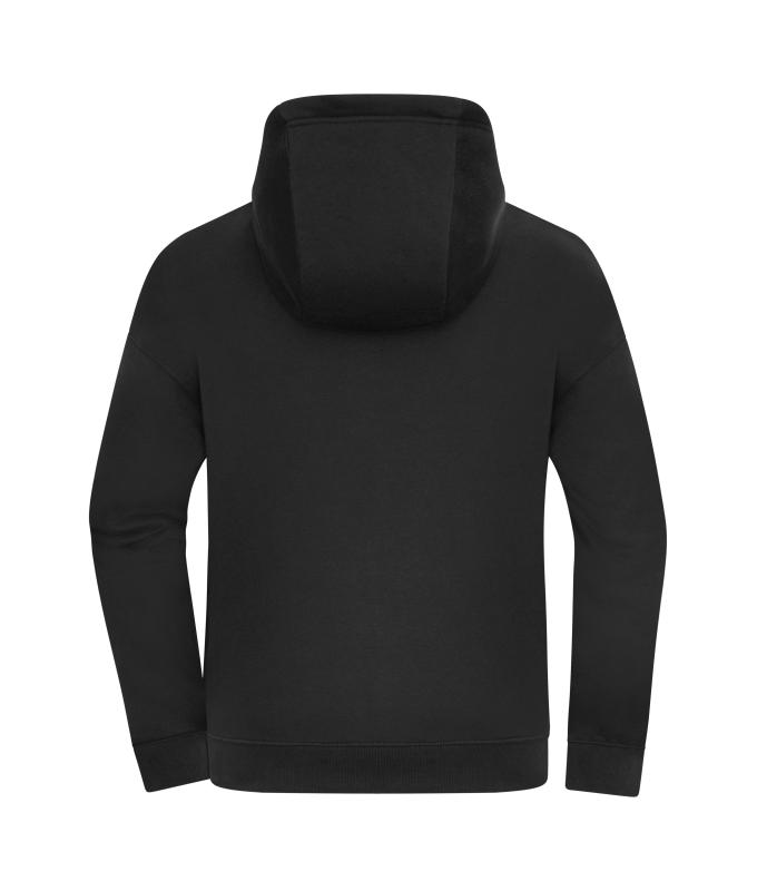 Unisex Oversized Hooded Jacket UNISEX OCS Blended & RCS Black 11808