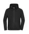 Unisexe Veste à capuche surdimensionnée UNISEXE Noir 11808
