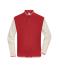 Unisex College-Jacket UNISEX Carmine-red/sandstone 11820