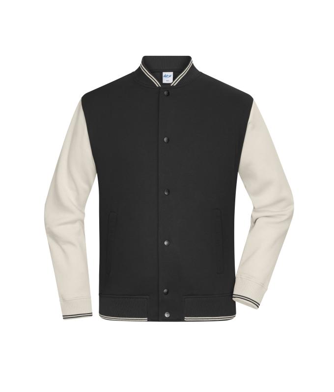Unisex College-Jacket UNISEX OCS Blended & RCS Black/sandstone 11820