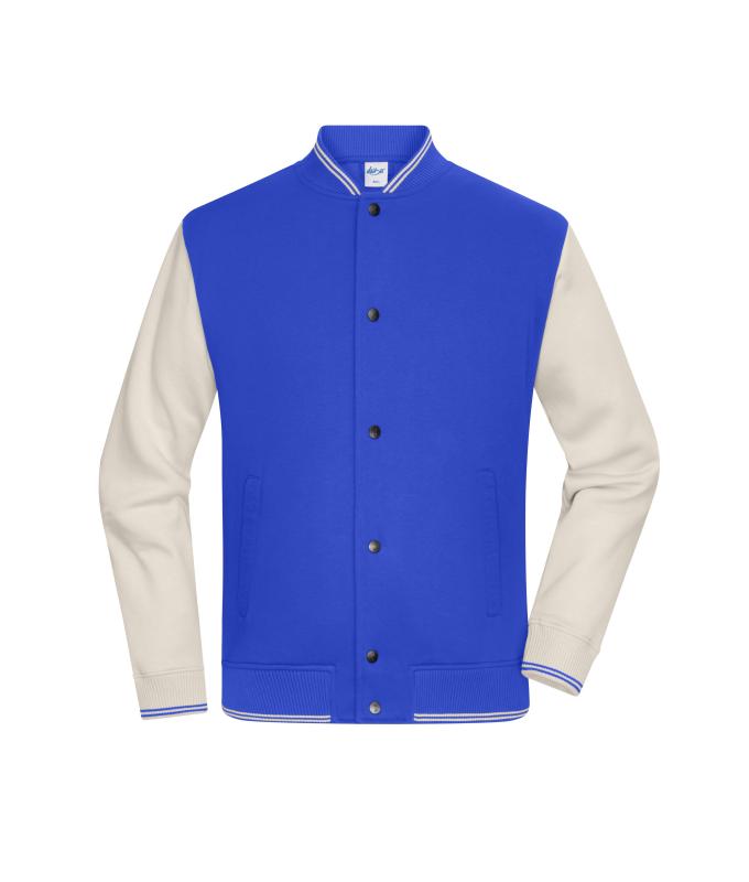 Unisex College-Jacket UNISEX OCS Blended & RCS Royal/sandstone 11820