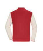 Unisex College-Jacket UNISEX OCS Blended & RCS Carmine-red/sandstone 11820
