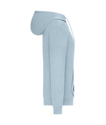 Damen Ladies' Hoody Interlock   OCS Blended & RCS Milky-blue 11810