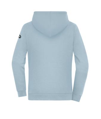 Femme Sweat à capuche femme Interlock   OCS Blended & RCS Bleu-laiteux 11810