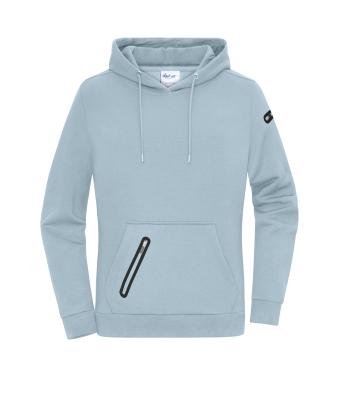Femme Sweat à capuche femme Interlock OCS Blended & RCS Bleu-laiteux 11810