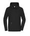 Men Men's Hoody Interlock Black 11809
