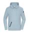 Men Men's Hoody Interlock Milky-blue 11809