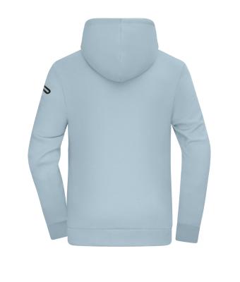 Homme Sweat à capuche homme Interlock   OCS Blended & RCS Bleu-laiteux 11809