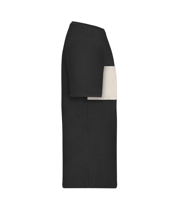 Unisexe T-shirt coloré UNISEX OCS Standard Noir/grès 11812