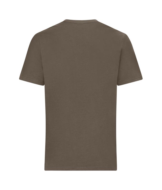 Unisex T-Shirt colour-block UNISEX OCS Standard Muddy-brown/sandstone 11812
