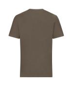 Unisex T-Shirt colour-block UNISEX OCS Standard Modderig-bruin/zandsteen 11812