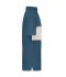 Unisex Polo colour-block UNISEX   OCS Standard Stoffig-blauw/zandsteen 11815
