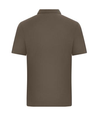 Unisex Polo colour-block UNISEX   OCS Standard Modderig-bruin/zandsteen 11815
