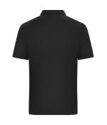 Unisex Polo colour-block UNISEX OCS Standard Black/sandstone 11815