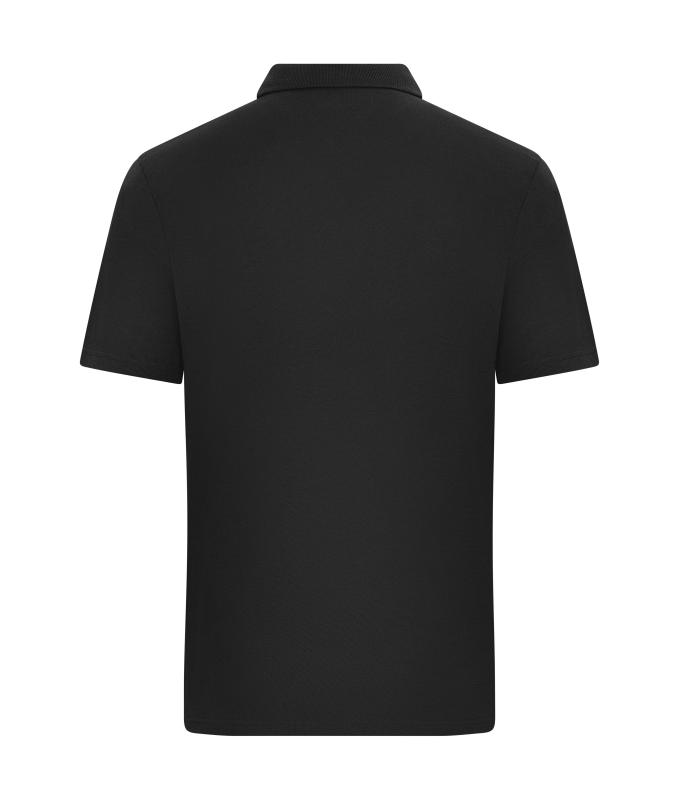 Unisex Polo colour-block UNISEX OCS Standard Black/sandstone 11815