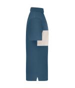 Unisex Polo colour-block UNISEX OCS Standard Stoffig-blauw/zandsteen 11815