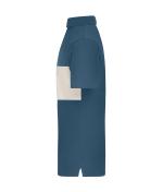 Unisex Polo colour-block UNISEX OCS Standard Dusty-blue/sandstone 11815