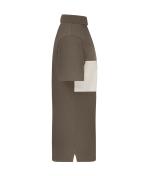 Unisex Polo colour-block UNISEX OCS Standard Muddy-brown/sandstone 11815