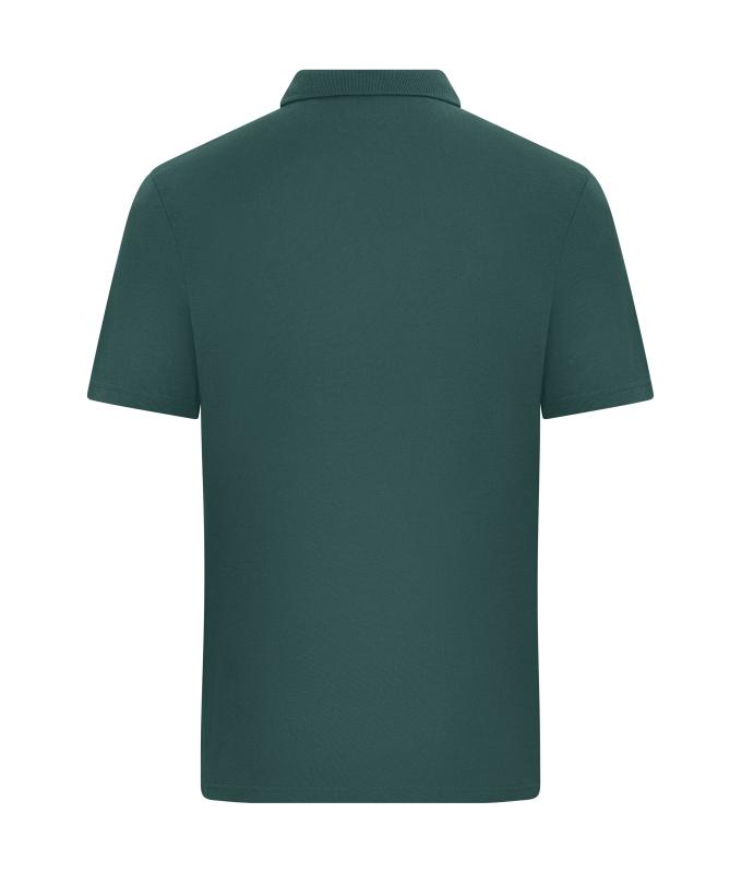 Unisex Polo colour-block UNISEX OCS Standard Rokerig-groen/zandsteen 11815