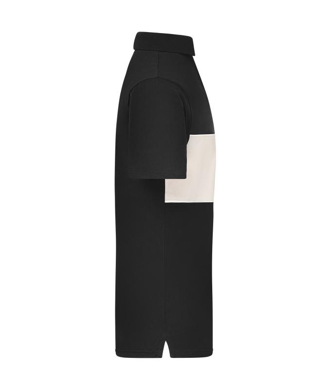Unisexe Polo-shirt bloc de couleur UNISEXE OCS Standard Noir/grès 11815