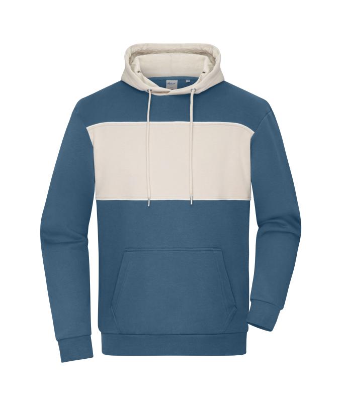 Unisexe Sweat à capuche bloc de couleur UNISEXE OCS Blended & RCS Bleu-poussière/grès 11811