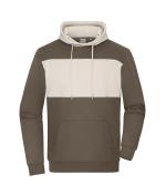 Unisexe Sweat à capuche bloc de couleur UNISEXE OCS Blended & RCS Marron-boueux/grès 11811