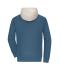Unisex Sweat-Hoody colour-block UNISEX   OCS Blended & RCS Stoffig-blauw/zandsteen 11811
