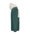 Unisex Sweat-Hoody colour-block UNISEX   OCS Blended & RCS Rokerig-groen/zandsteen 11811