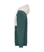 Unisex Sweat-Hoody colour-block UNISEX OCS Blended & RCS Smoky-green/sandstone 11811