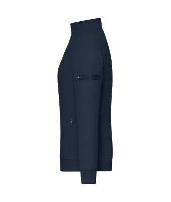 Damen Ladies' Zip Jacket Interlock  OCS Blended & RCS Navy 12011