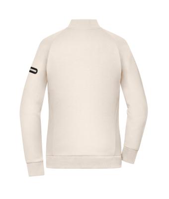 Damen Ladies' Zip Jacket Interlock  OCS Blended & RCS Sandstone 12011