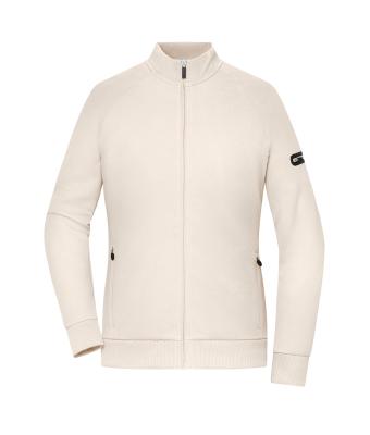 Damen Ladies' Zip Jacket Interlock  OCS Blended & RCS Sandstone 12011