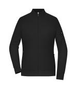 Damen Ladies' Zip Jacket Interlock OCS Blended & RCS Black 12011