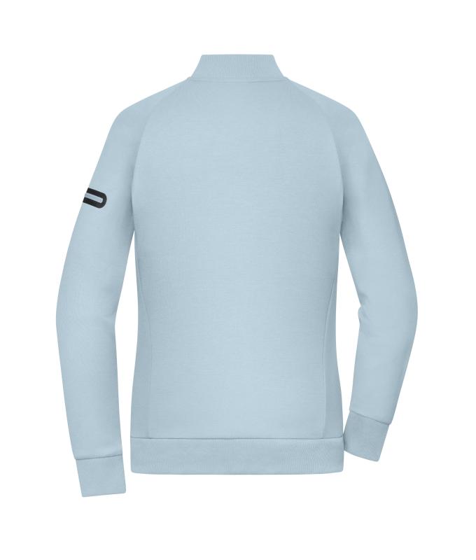 Dames Ladies' Zip Jacket Interlock OCS Blended & RCS Melkachtig-blauw 12011
