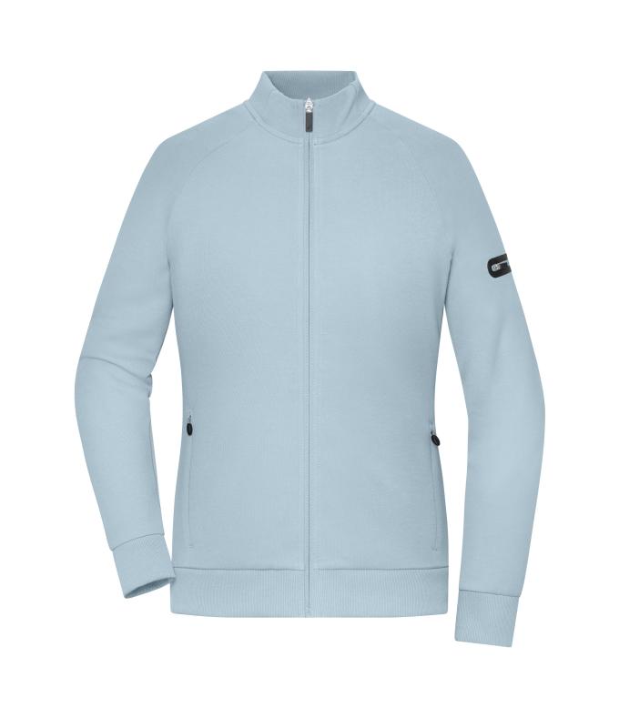 Ladies Ladies' Zip Jacket Interlock OCS Blended & RCS Milky-blue 12011