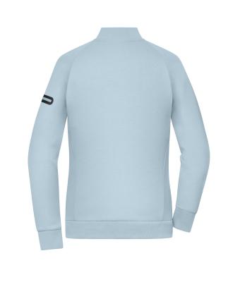 Femme Veste zippée pour femmes Interlock  OCS Blended & RCS Bleu-laiteux 12011