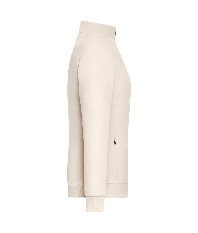 Femme Veste zippée pour femmes Interlock OCS Blended & RCS Grès 12011