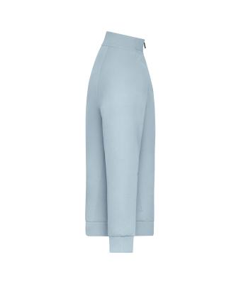 Men Men's Zip Jacket Interlock  OCS Blended & RCS Milky-blue 12012