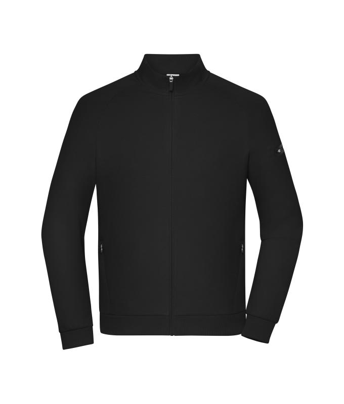 Men Men's Zip Jacket Interlock OCS Blended & RCS Black 12012