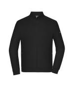 Men Men's Zip Jacket Interlock OCS Blended & RCS Black 12012