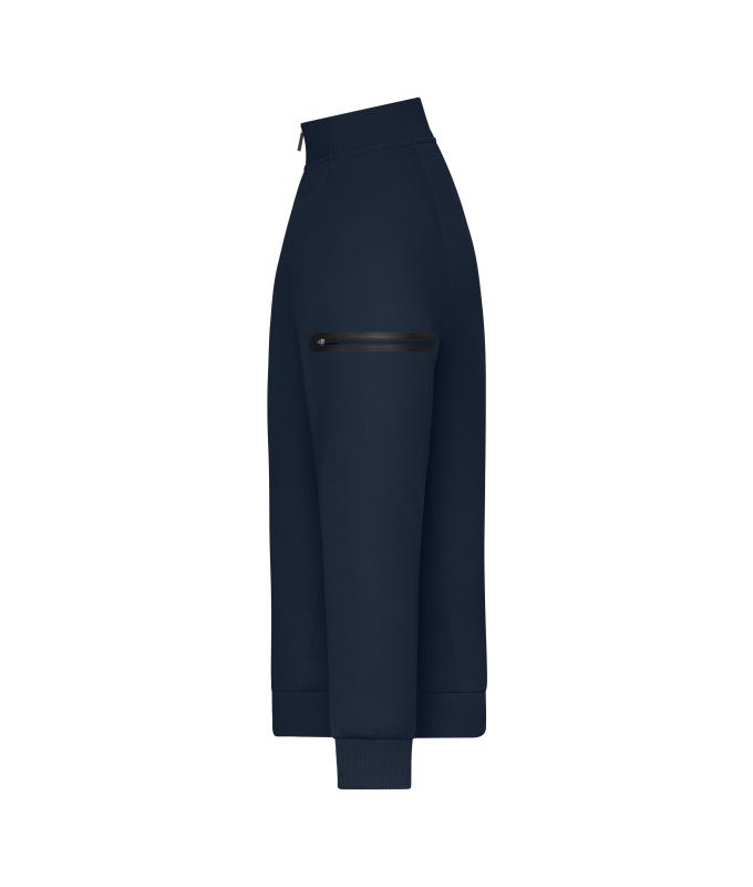 Men Men's Zip Jacket Interlock OCS Blended & RCS Navy 12012