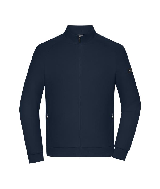 Men Men's Zip Jacket Interlock OCS Blended & RCS Navy 12012
