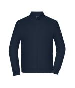 Men Men's Zip Jacket Interlock OCS Blended & RCS Navy 12012